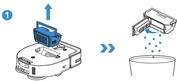 Yeedi S12 - Maintain Dust Bin and Filter - 1