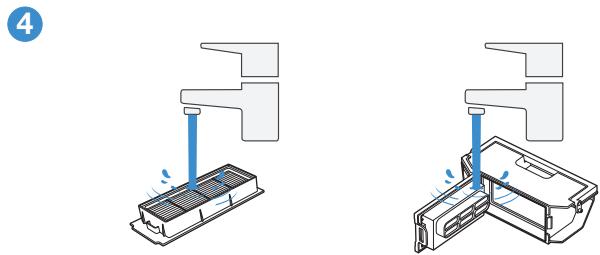Yeedi S12 - Maintain Dust Bin and Filter - 4