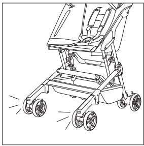 Munchkin Night Owl™ Ultra-Compact Stroller - USING THE NIGHTLIGHTS: - 2
