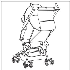 Munchkin Night Owl™ Ultra-Compact Stroller - ADJUSTING THE SEAT POSITION - 2