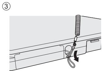 PANASONIC FZ-55series - Use the tether to attach the stylus to the computer (only for model with touchscreen) - 3