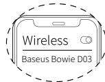 Baseus Bowie D03 - Desligar - 2
