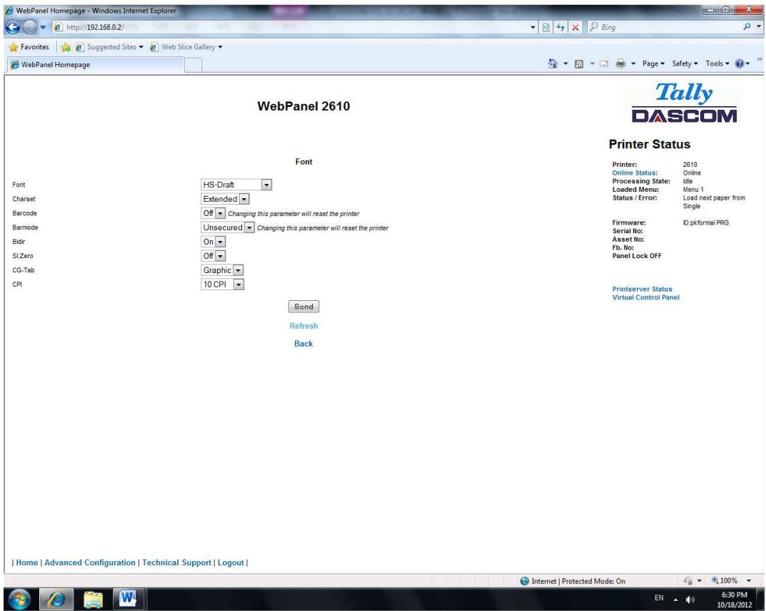 Tally Dascom PRN-7 - Example 1 - 1