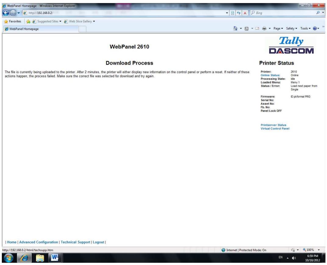 Tally Dascom PRN-7 - Download Firmware - 3