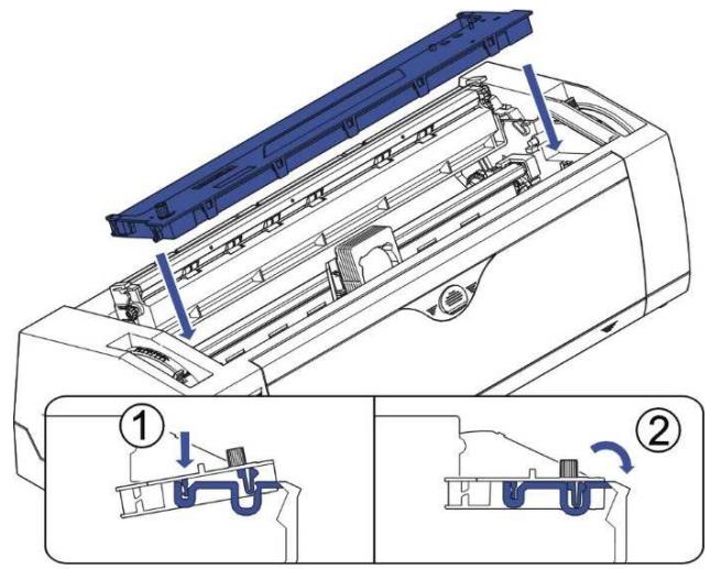 Tally Dascom PRN-7 - Installing the ribbon cartridge - 3