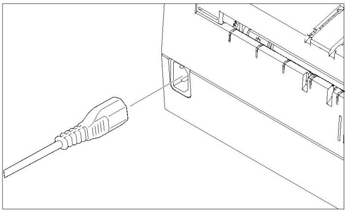 Tally Dascom PRN-7 - Connecting the power - 1