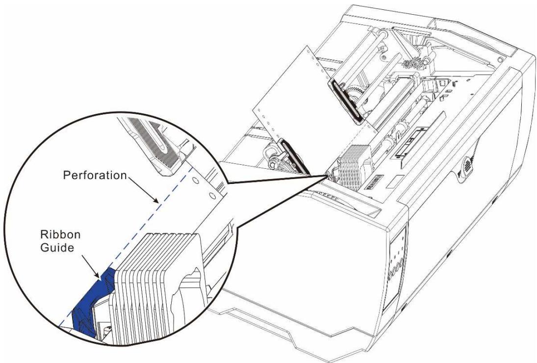 Tally Dascom PRN-7 - Top-Of-Form adjustment - 1