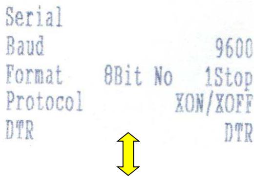 Tally Dascom PRN-7 - Serial Interface RS232C (standard on PRN-7) - 3