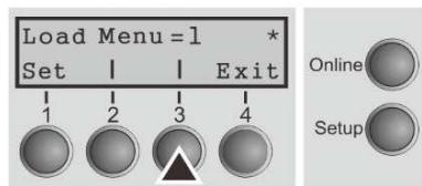 Tally Dascom PRN-7 - Menu configurations - 4