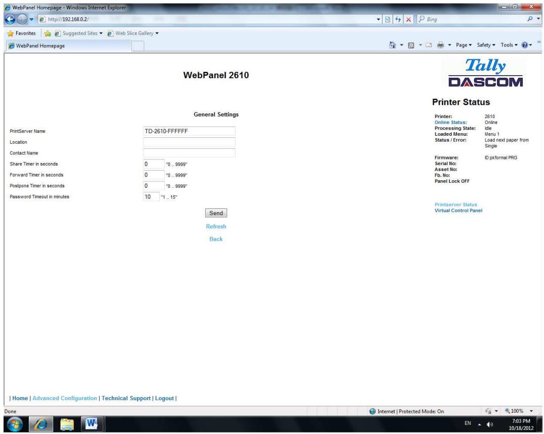 Tally Dascom PRN-7 - General - 1