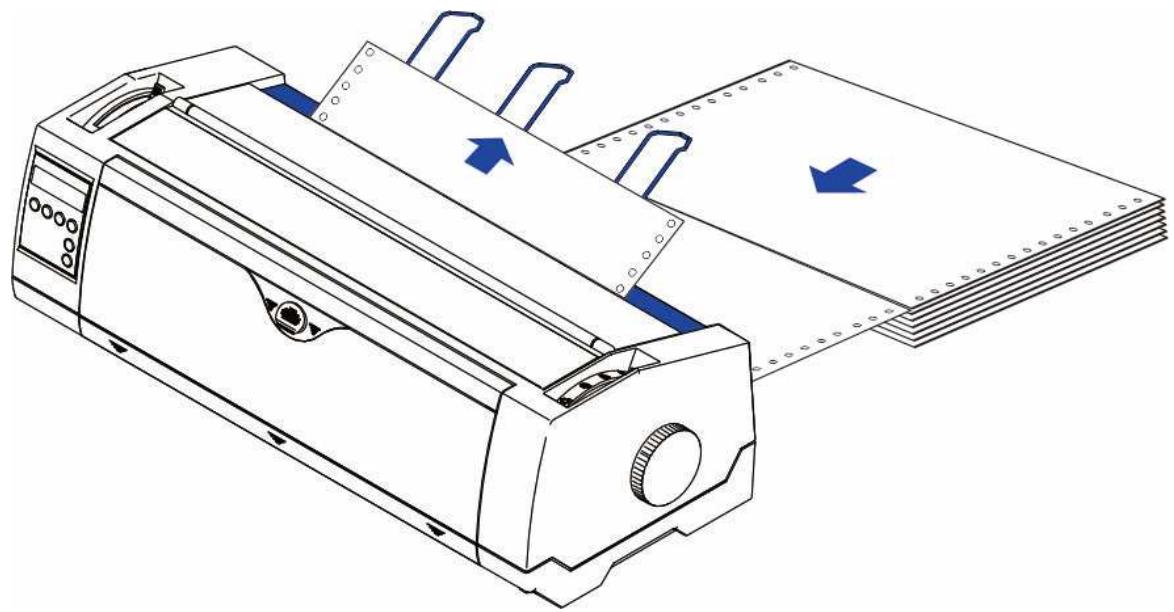 Tally Dascom PRN-7 - Rear tractors for fanfold - 3
