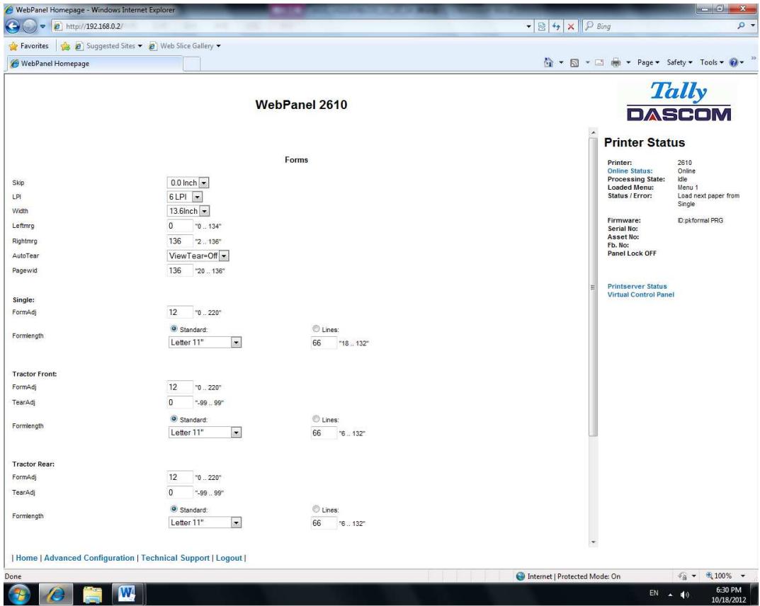 Tally Dascom PRN-7 - Example 2 - 1