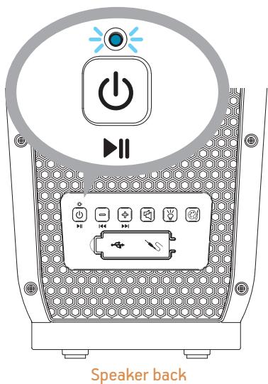Acoustic Research AWS11 - Turn the speaker on - 1