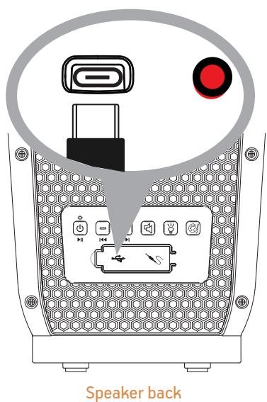 Acoustic Research AWS11 - Charge the speaker - 1