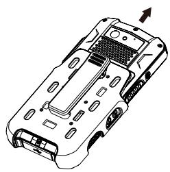 RugGear RG540 - 8.3.Instalar e desmontar o clipe de cintura - 2