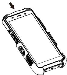 RugGear RG540 - De riemklemplaatsen en verwijderen - 1