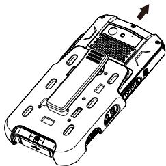 RugGear RG540 - Montaggio e smontaggio della clip per cintura - 2