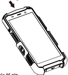 RugGear RG540 - Montaggio e smontaggio della clip per cintura - 1