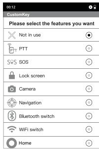 RugGear RG540 - PTT/toetsen aanpassen: - 1