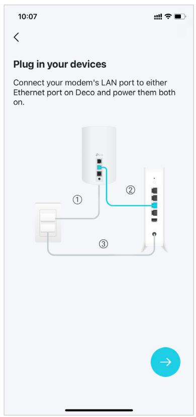 TP-LINK Deco X75 - Plug in your Deco - 1