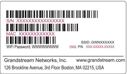 GRANDSTREAM GWN7662 - Montage au plafond - 1