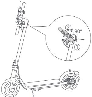 NAVEE V40 Pro - Pliage - 1