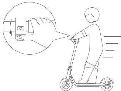 NAVEE V40 Pro - Décélération et freinage et stationnement - 1