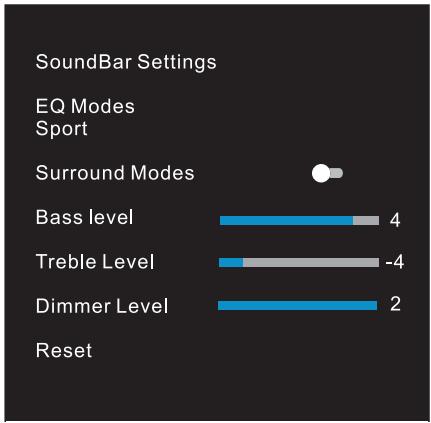 HISENSE HS2100 - Setting--sound--Soundbar Setting. - 1