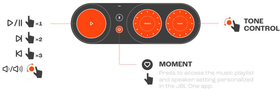 JBL AUTHENTICS 200 - BUTTON CONTROL - 2