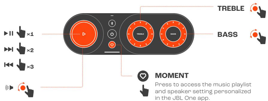 JBL Authentics 300 - BUTTON CONTROL - 2