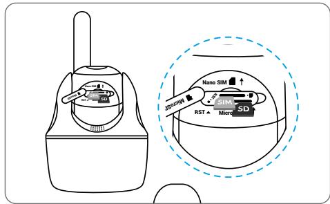 REOLINK Go PT Ultra - Insert the SIM Card - 2