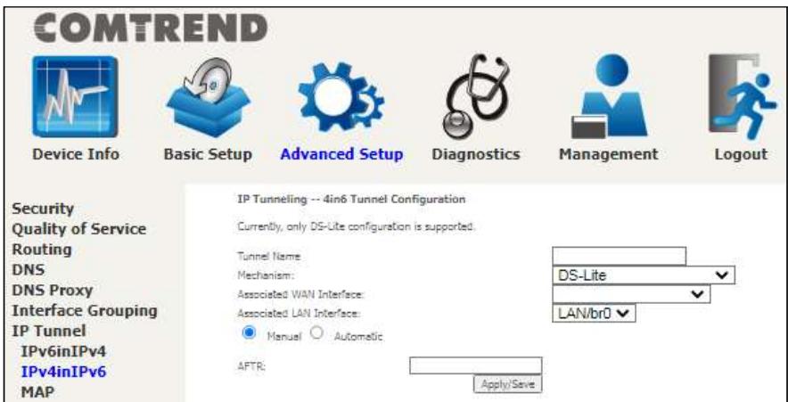 Comtrend PRT-6351 - IPv4inIPv6 - 2