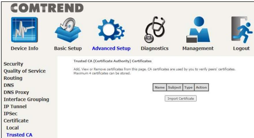 Comtrend PRT-6351 - Trusted CA - 1