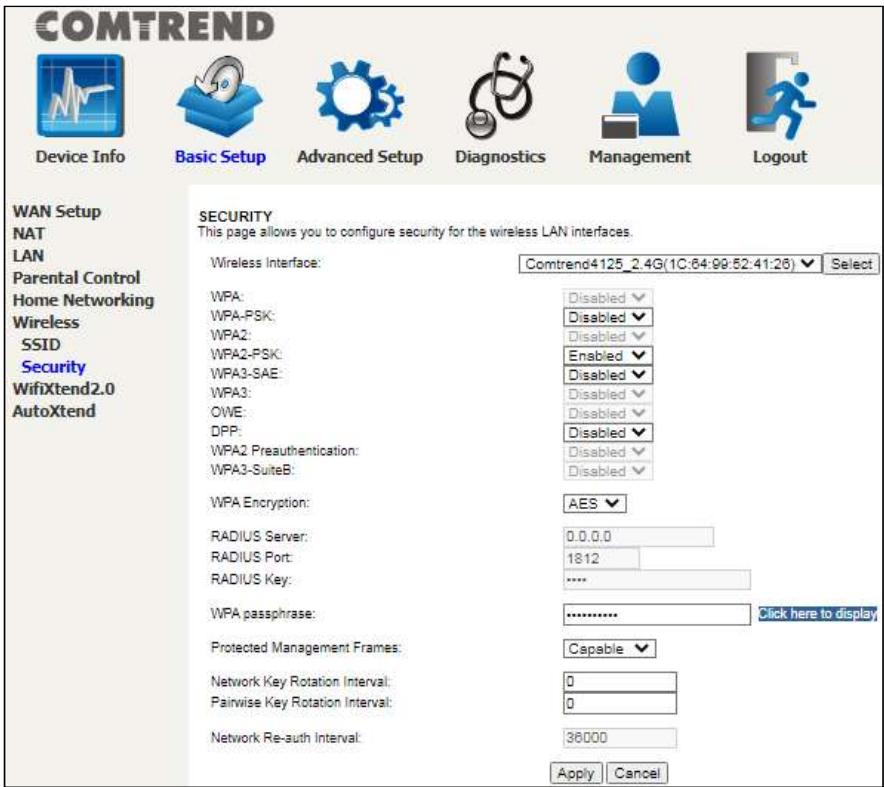 Comtrend PRT-6351 - Security - 1