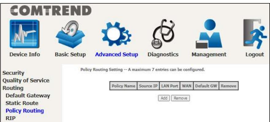 Comtrend WR-2412u - Policy Routing - 1