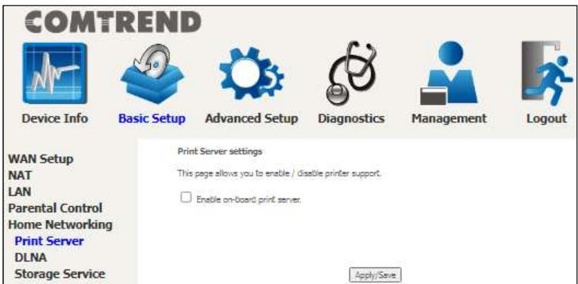 Comtrend WR-2412u - Print Server - 1