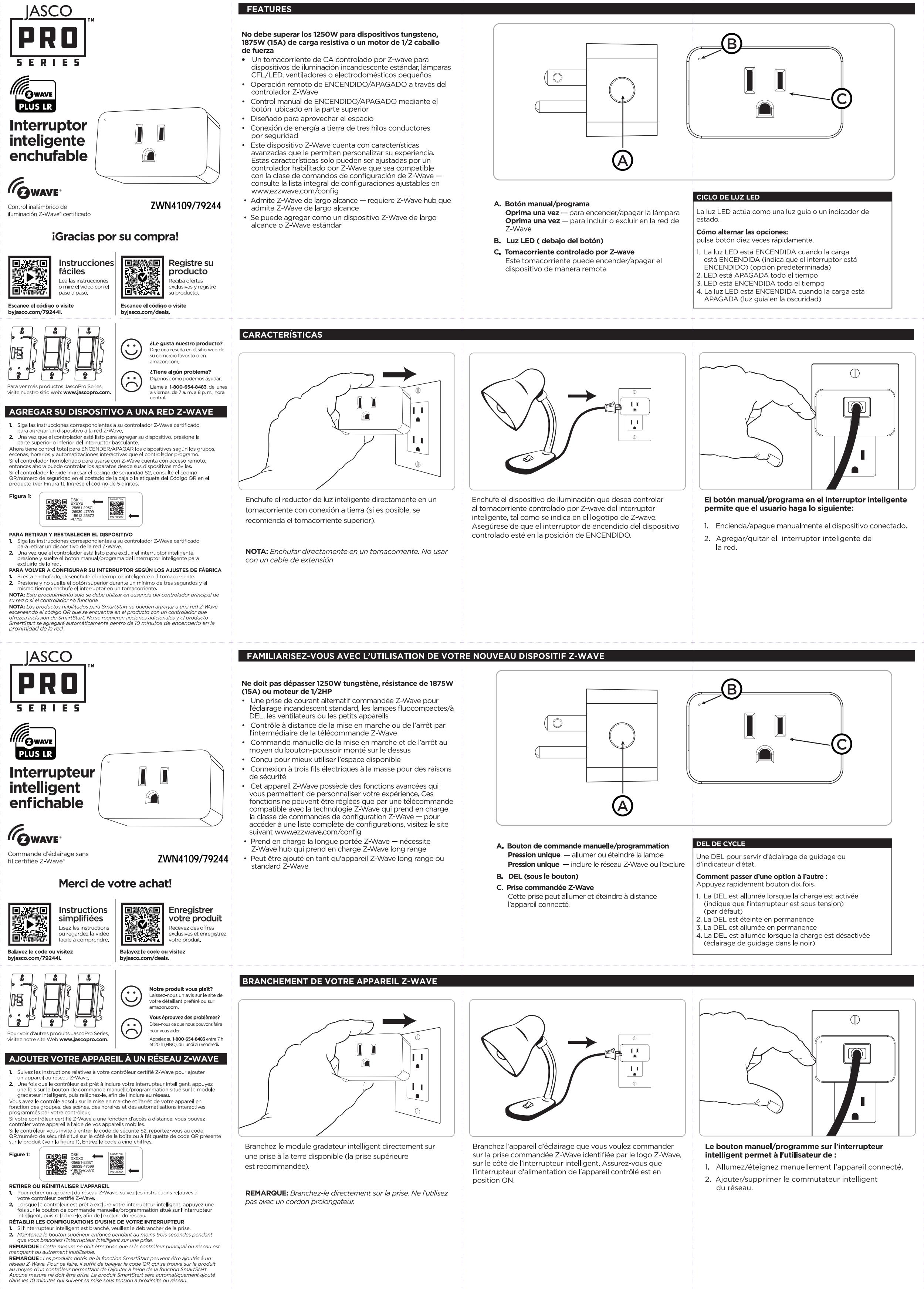 Jasco ZWN4109/79244 - 2