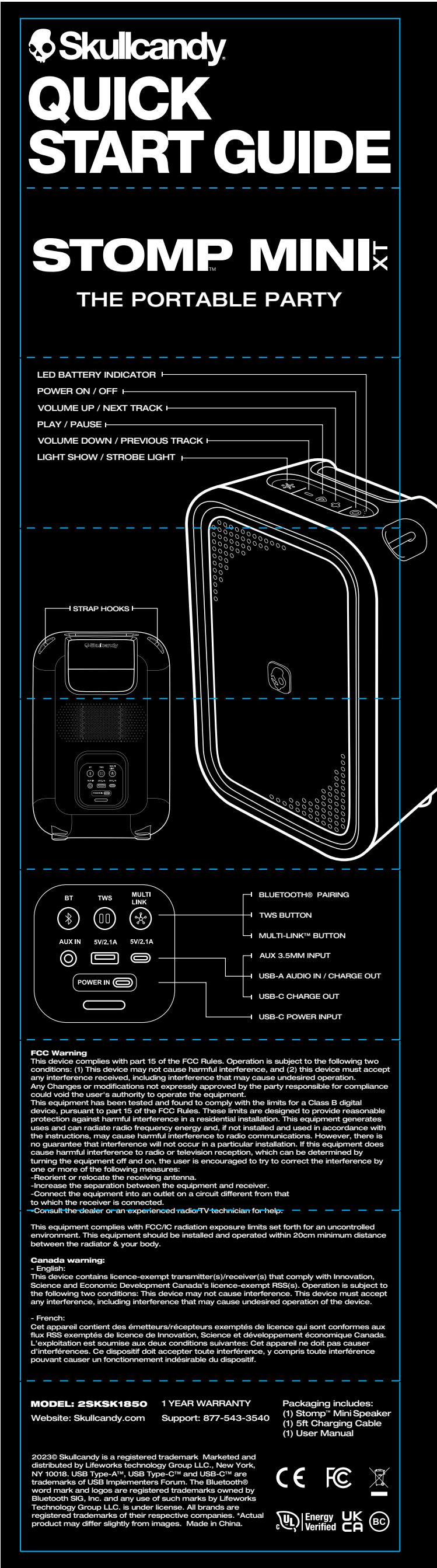 SKULLCANDY 2SKSK1850 - 1