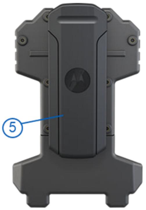 MOTOROLA V700 - Mounting the Jacket Clip Mount - 2