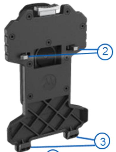 MOTOROLA V700 - Mounting the Shirt Clip Mount - 2
