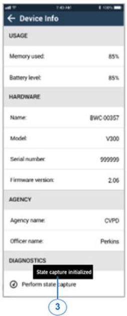 MOTOROLA V700 - Starting a State Capture - 3