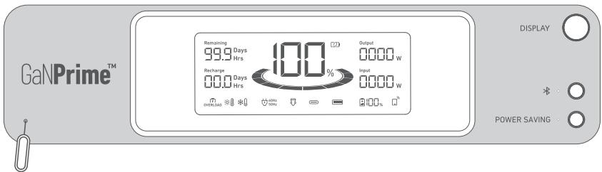 Anker GaNPrime PowerHouse 2048Wh - Guide de l'écran LCD - 3