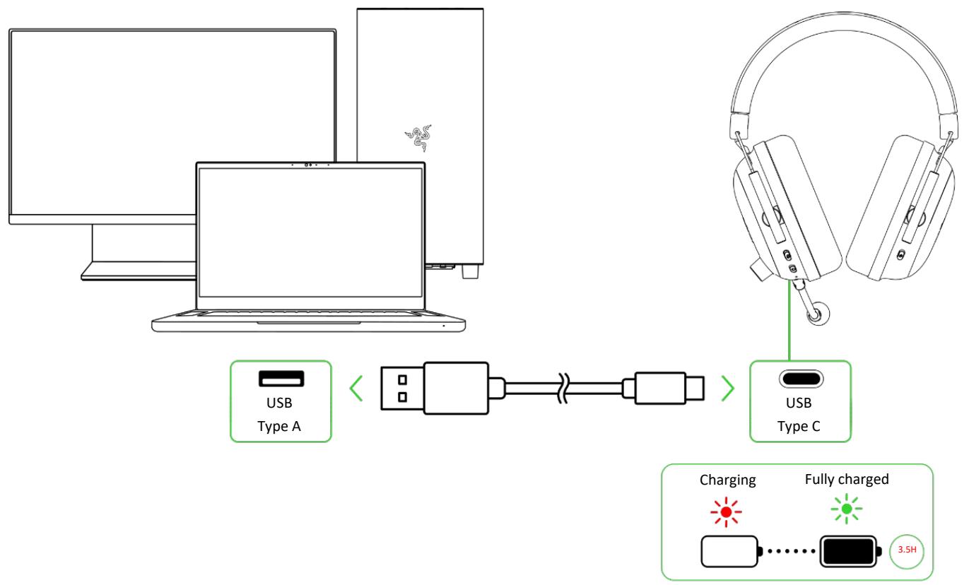 RAZER RZ04-0496 - CHARGING YOUR HEADSET - 1