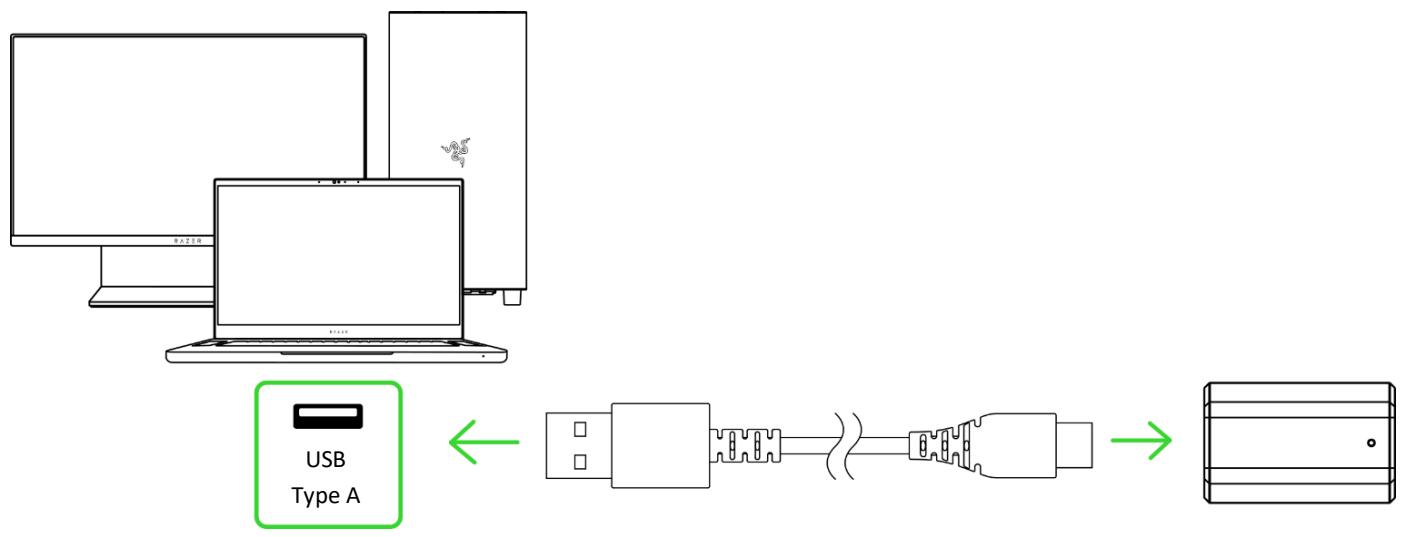 RAZER RC30-0496 - CONNECTING YOUR HEADSET - 1