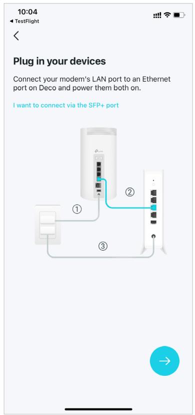 TP-LINK BE75 - Plug in your Deco - 1