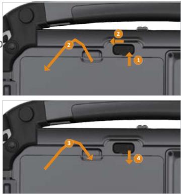 DT Research DT301Y - Replacing the Battery Pack - 1