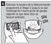 CHAMBERLAIN 956EVC - PROGRAMMATION DE LA TÉLÉCOMMANDE (953EV, 953EV-P2, 953EVC ET 953EVC-P2) - 6