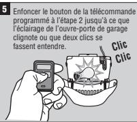 CHAMBERLAIN 956EVC - PROGRAMMATION DE LA TÉLÉCOMMANDE (956EV, 956EV-P2, 956EVC ET 956EVC-P2) - 7