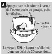 CHAMBERLAIN 956EVC - PROGRAMMATION DE LA TÉLÉCOMMANDE (956EV, 956EV-P2, 956EVC ET 956EVC-P2) - 6