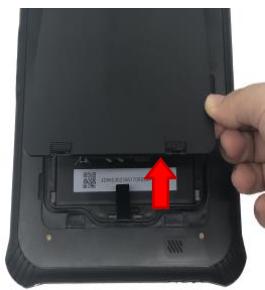 Unitech RT112 - Remove the Battery - 4